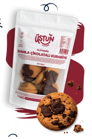 Glutensiz Damla Çikolatalı Kurabiye Glutensiz Damla Çikolatalı Kurabiye