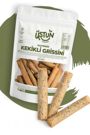 Glutensiz Kekikli Grissini Glutensiz Kekikli Grissini